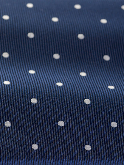 Navy Polka-Dot Tie 9cm