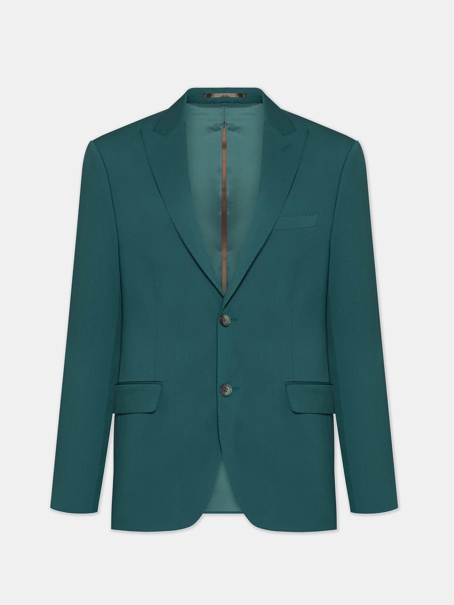 Green Modern-Fit Suit 3-Piece VIOSSI