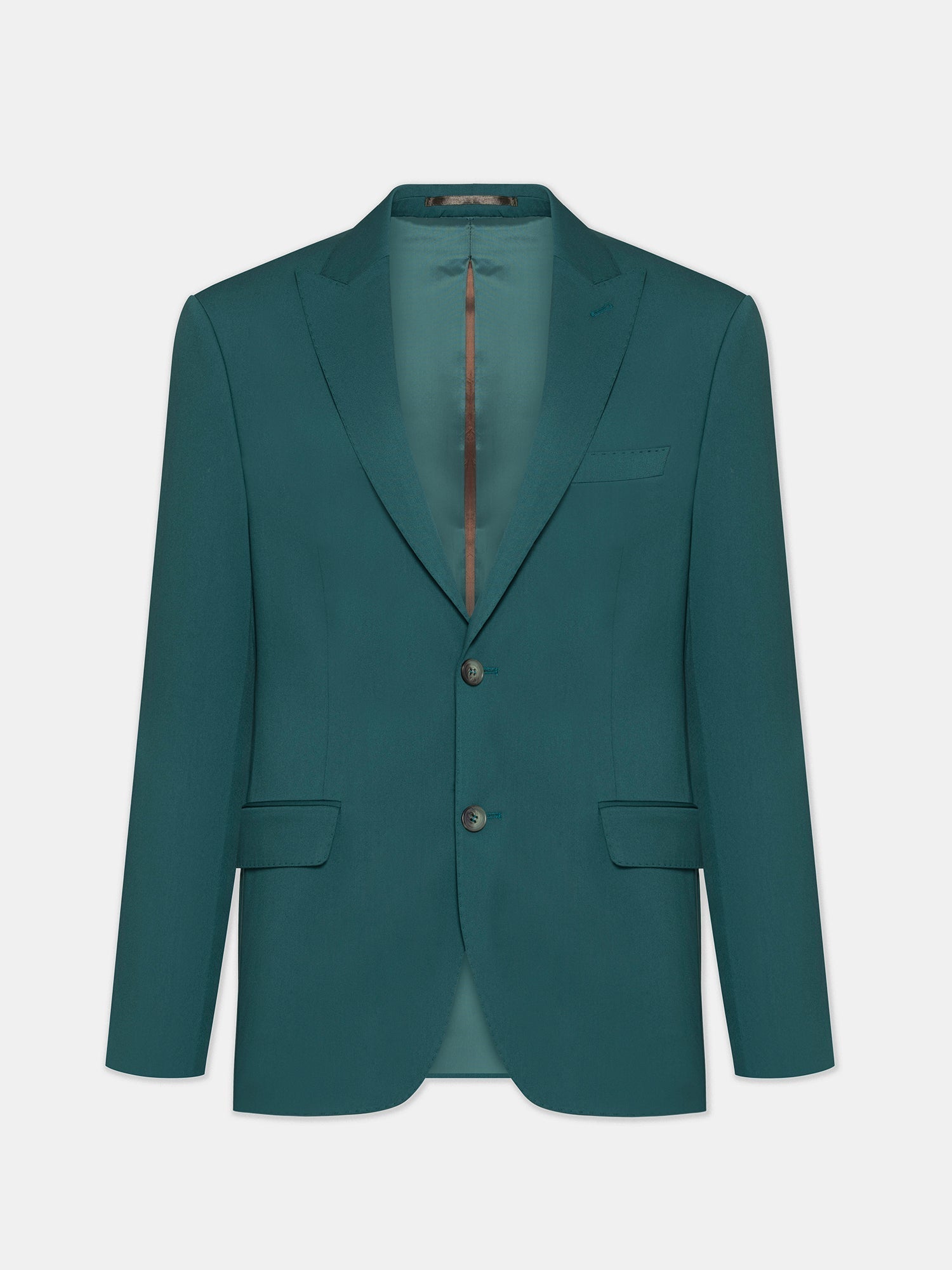 Green Modern-Fit Suit 3-Piece VIOSSI