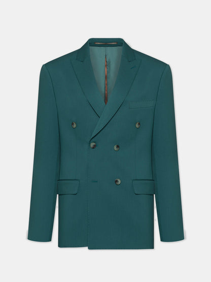 Green Double Breasted Suit 2-Piece VIOSSI