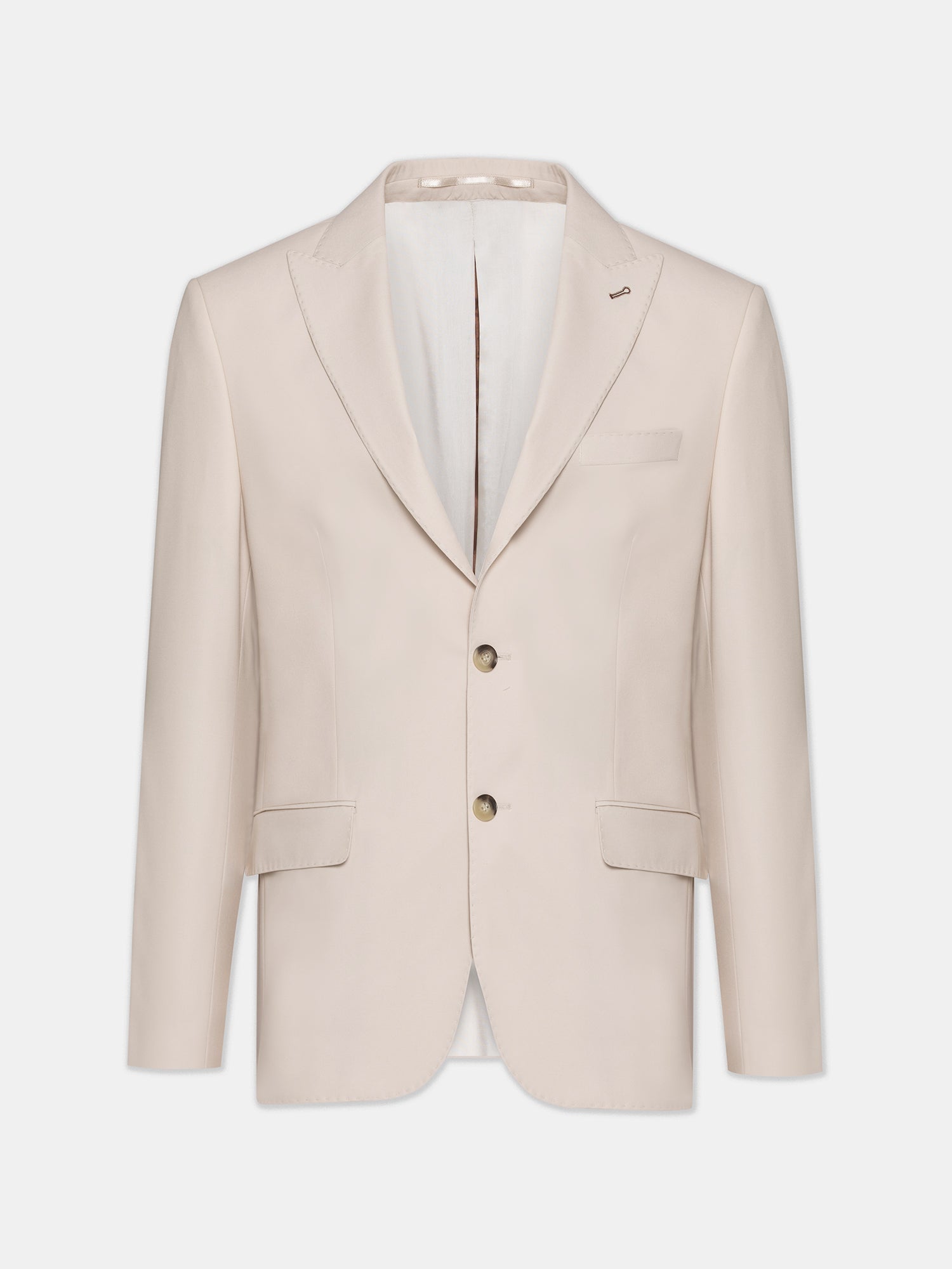 Beige Modern-Fit Suit 3-Piece VIOSSI