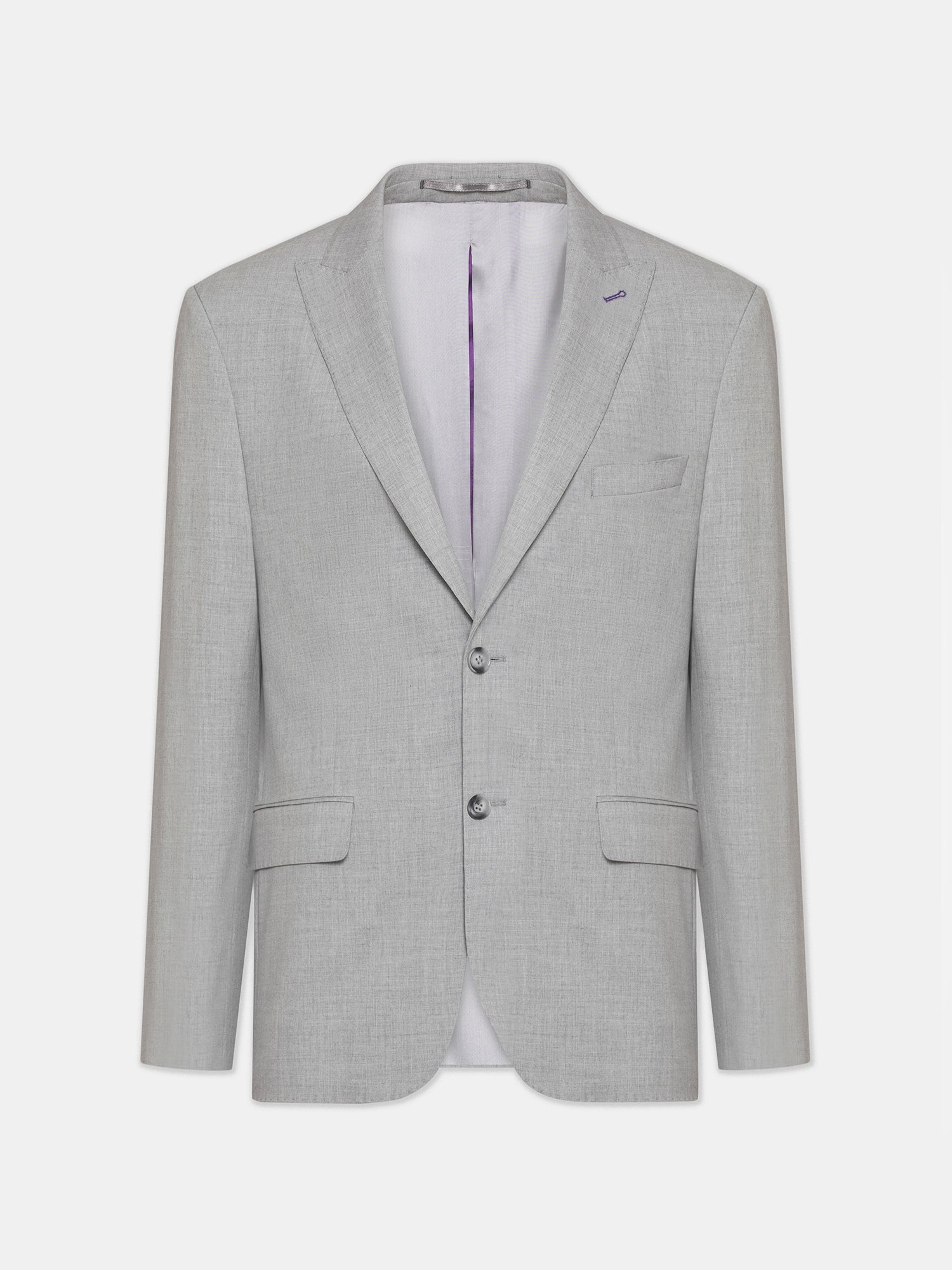 Grey Modern-Fit Suit 3-Piece VIOSSI