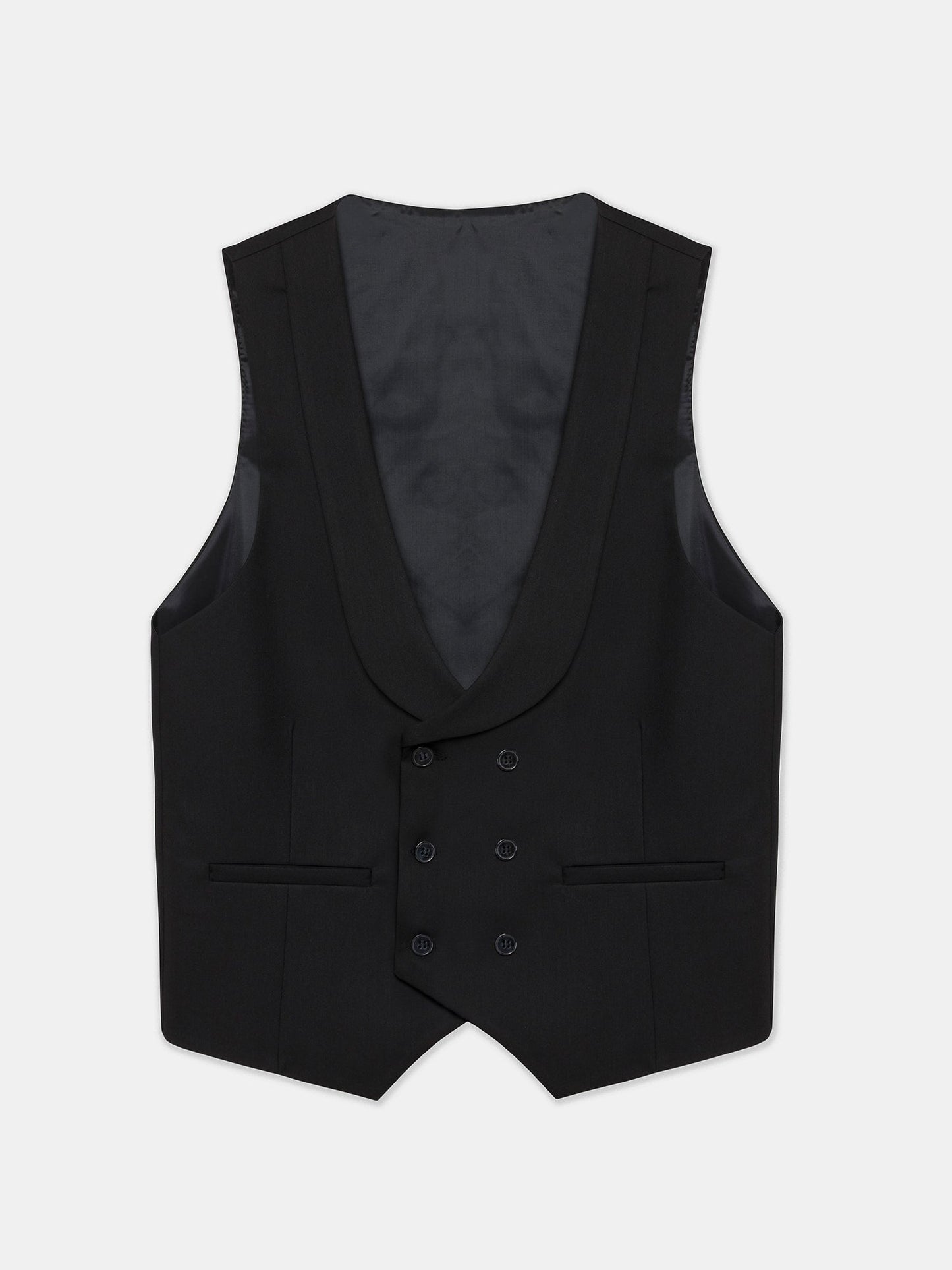 Black Modern-Fit Suit 3-Piece VIOSSI