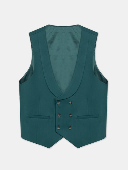 Green Modern-Fit Suit 3-Piece VIOSSI