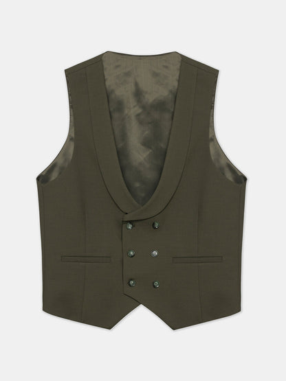 Khaki Modern-Fit Suit 3-Piece VIOSSI