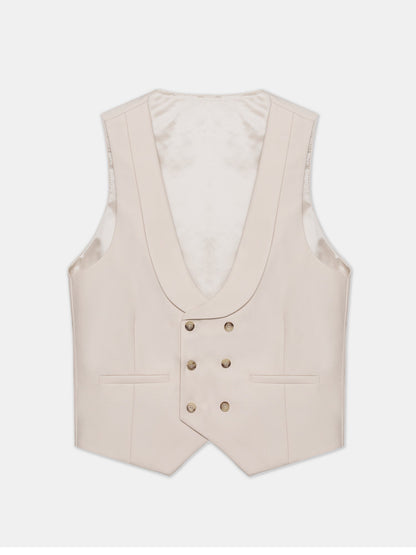 Beige Modern-Fit Suit 3-Piece VIOSSI