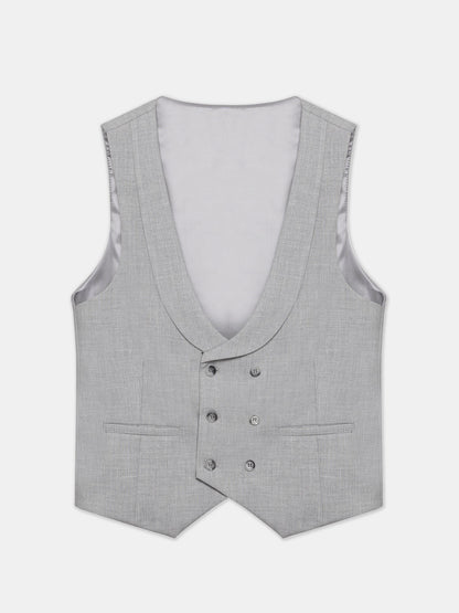 Grey Modern-Fit Suit 3-Piece VIOSSI