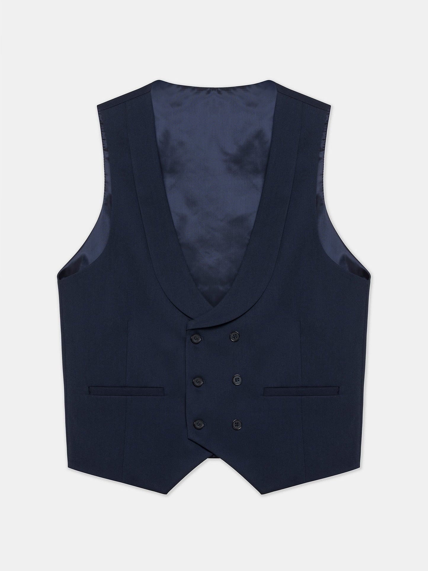 Navy Modern-Fit Suit 3-Piece VIOSSI