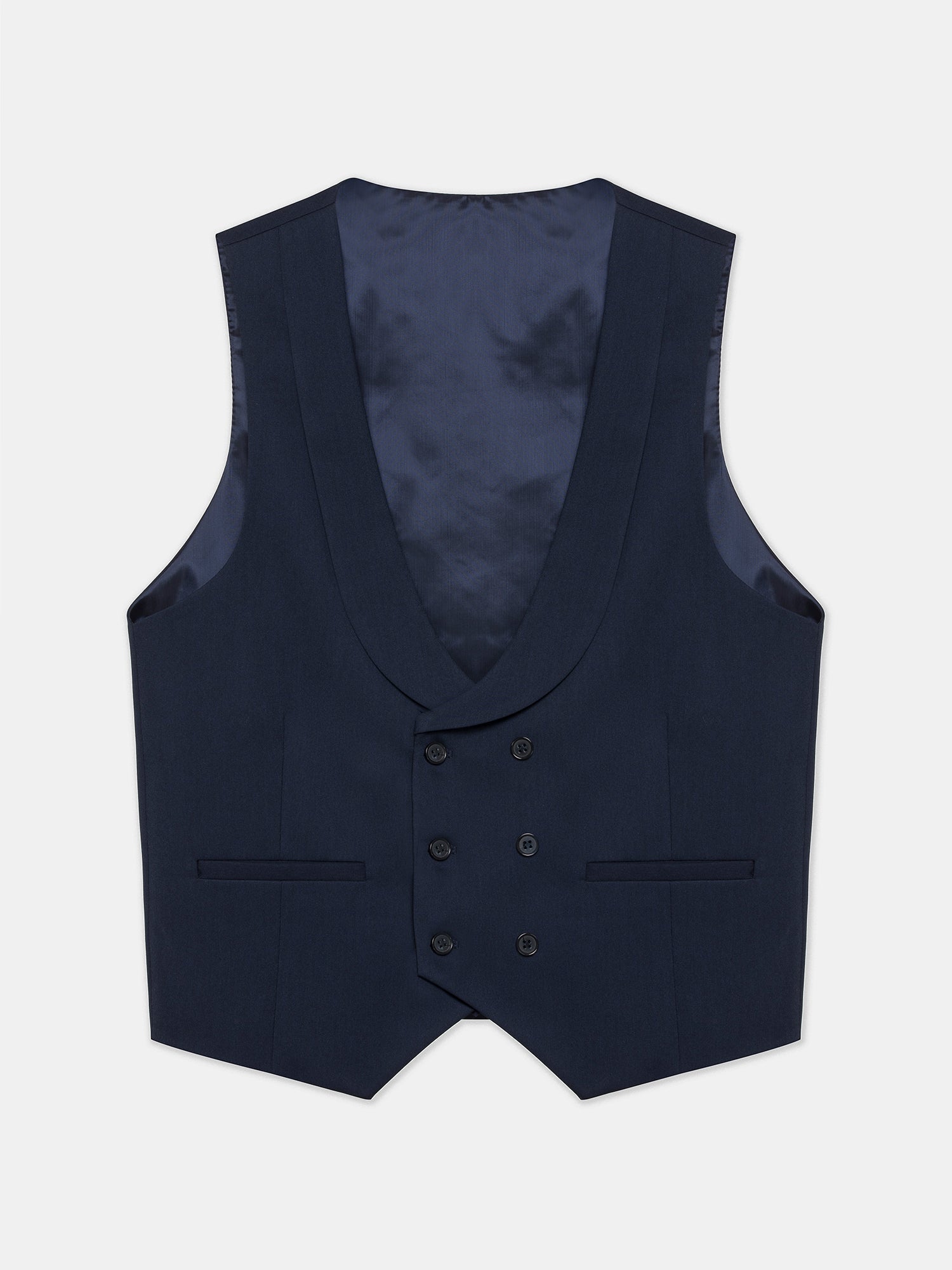 Navy Modern-Fit Suit 3-Piece VIOSSI