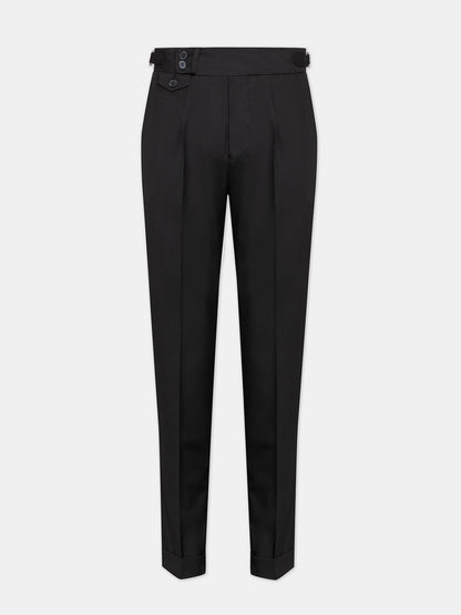 Black Modern-Fit Suit 3-Piece VIOSSI