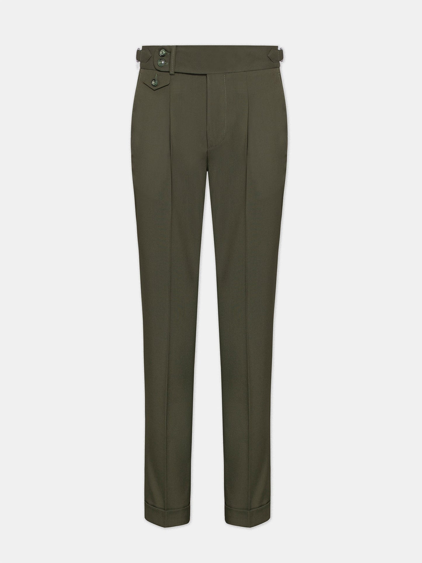 Khaki Double Breasted Suit 2-Piece VIOSSI