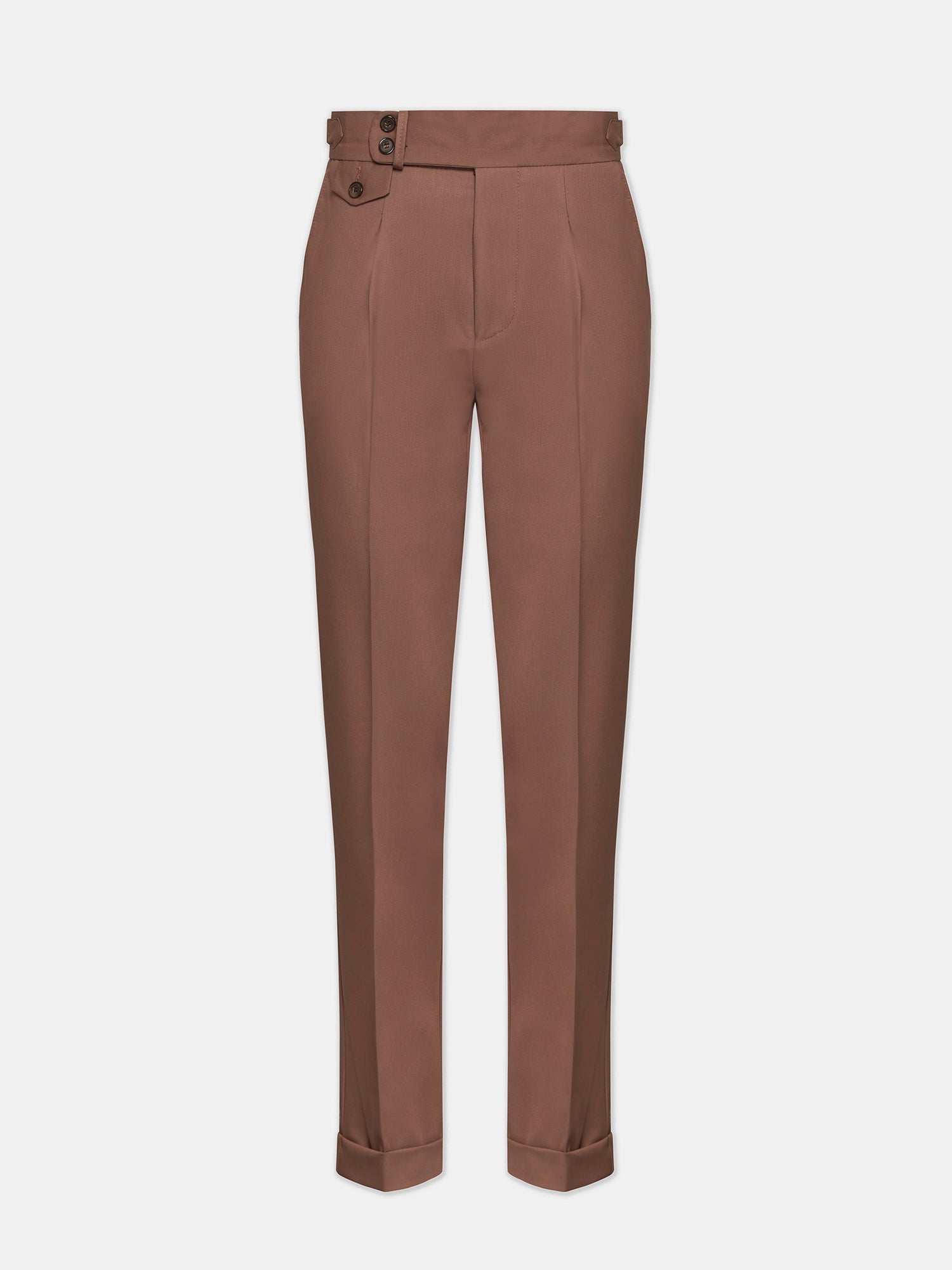 Brown Double Breasted Suit 2-Piece VIOSSI