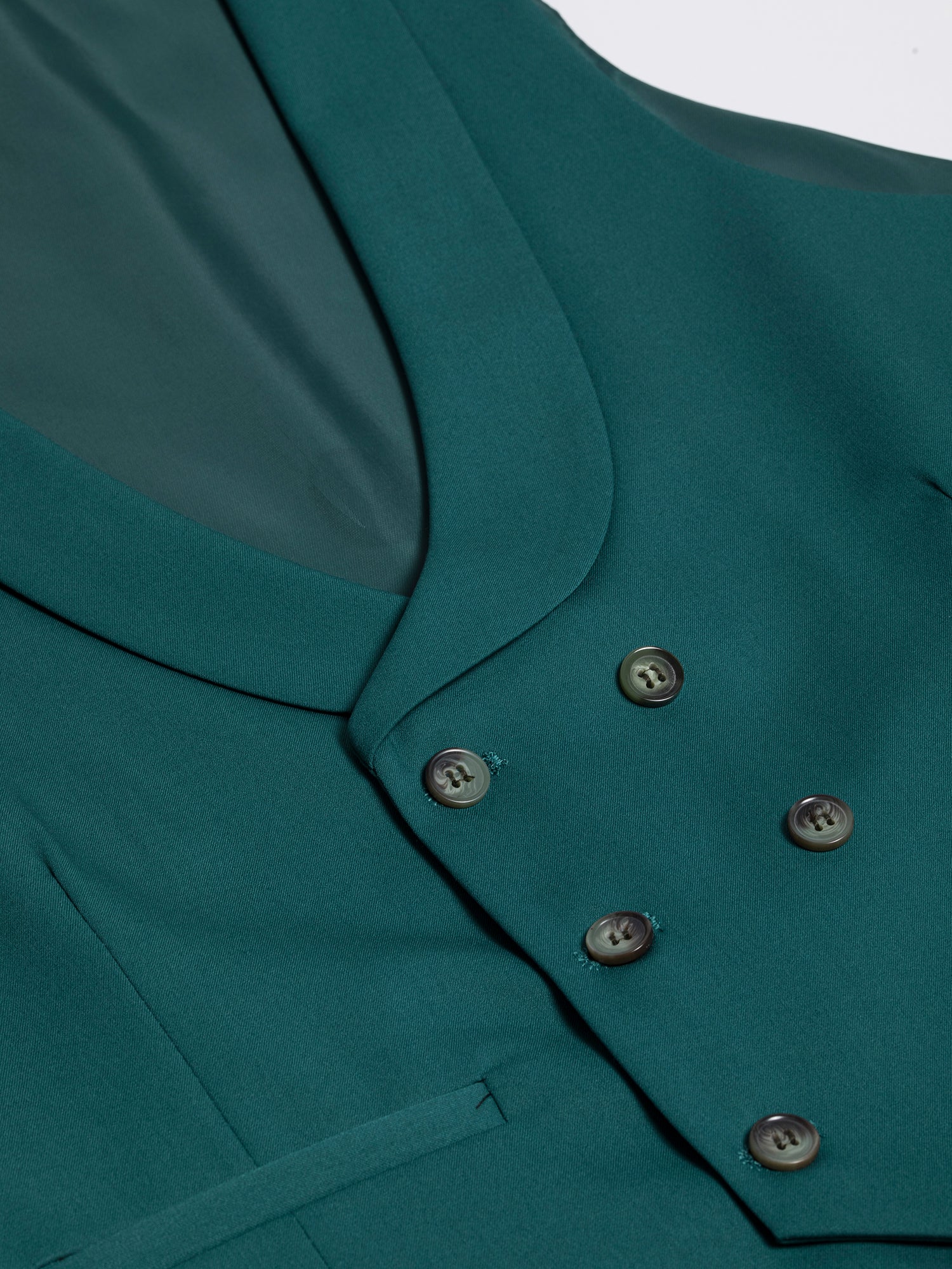 Green Modern-Fit Suit 3-Piece VIOSSI