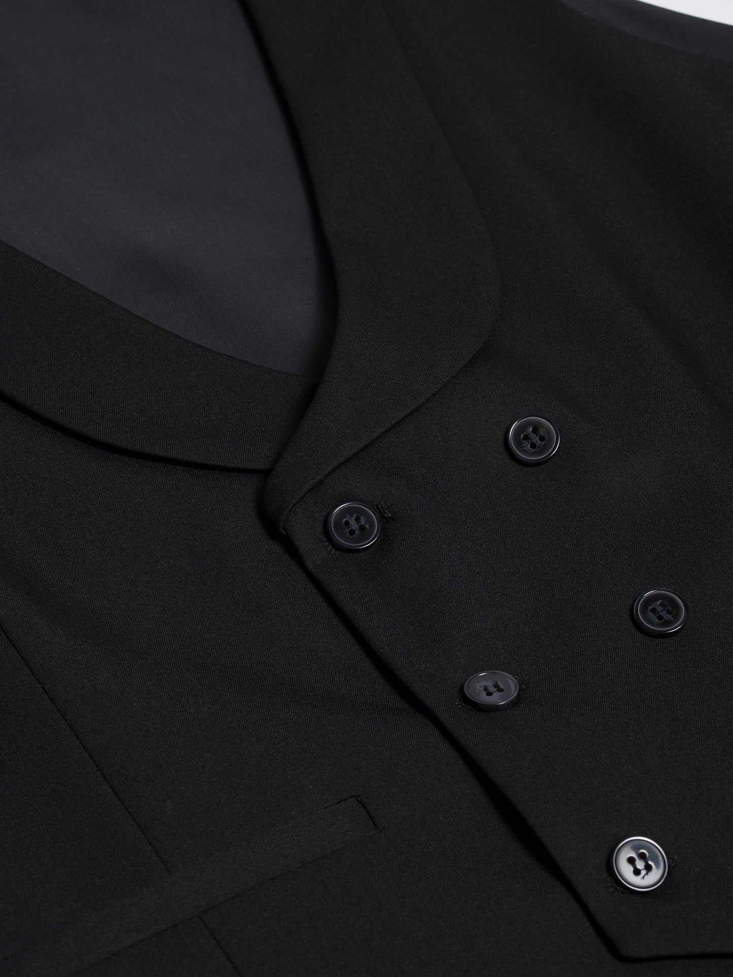 Black Modern-Fit Suit 3-Piece VIOSSI