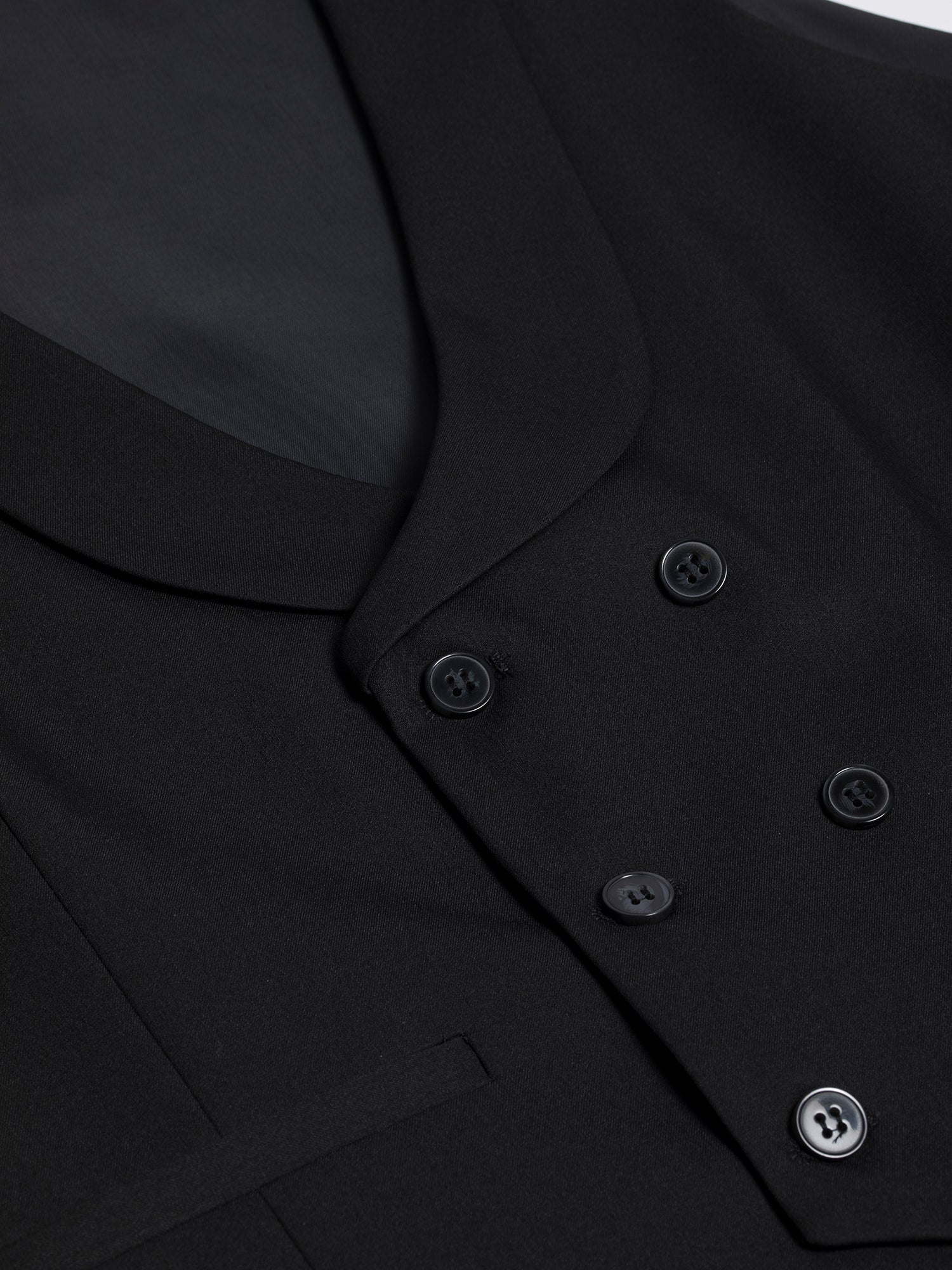 Black Modern-Fit Suit 3-Piece VIOSSI