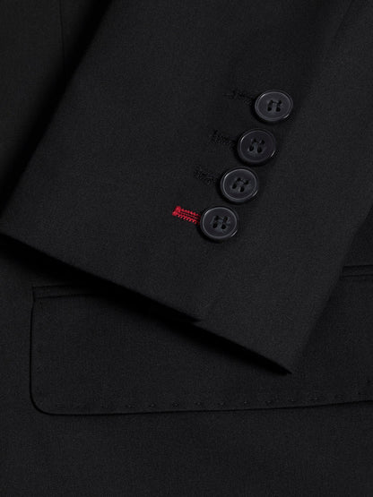 Black Modern-Fit Suit 3-Piece VIOSSI
