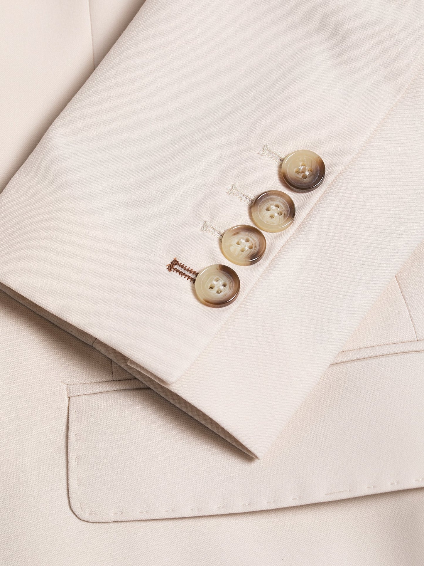Beige Modern-Fit Suit 3-Piece VIOSSI