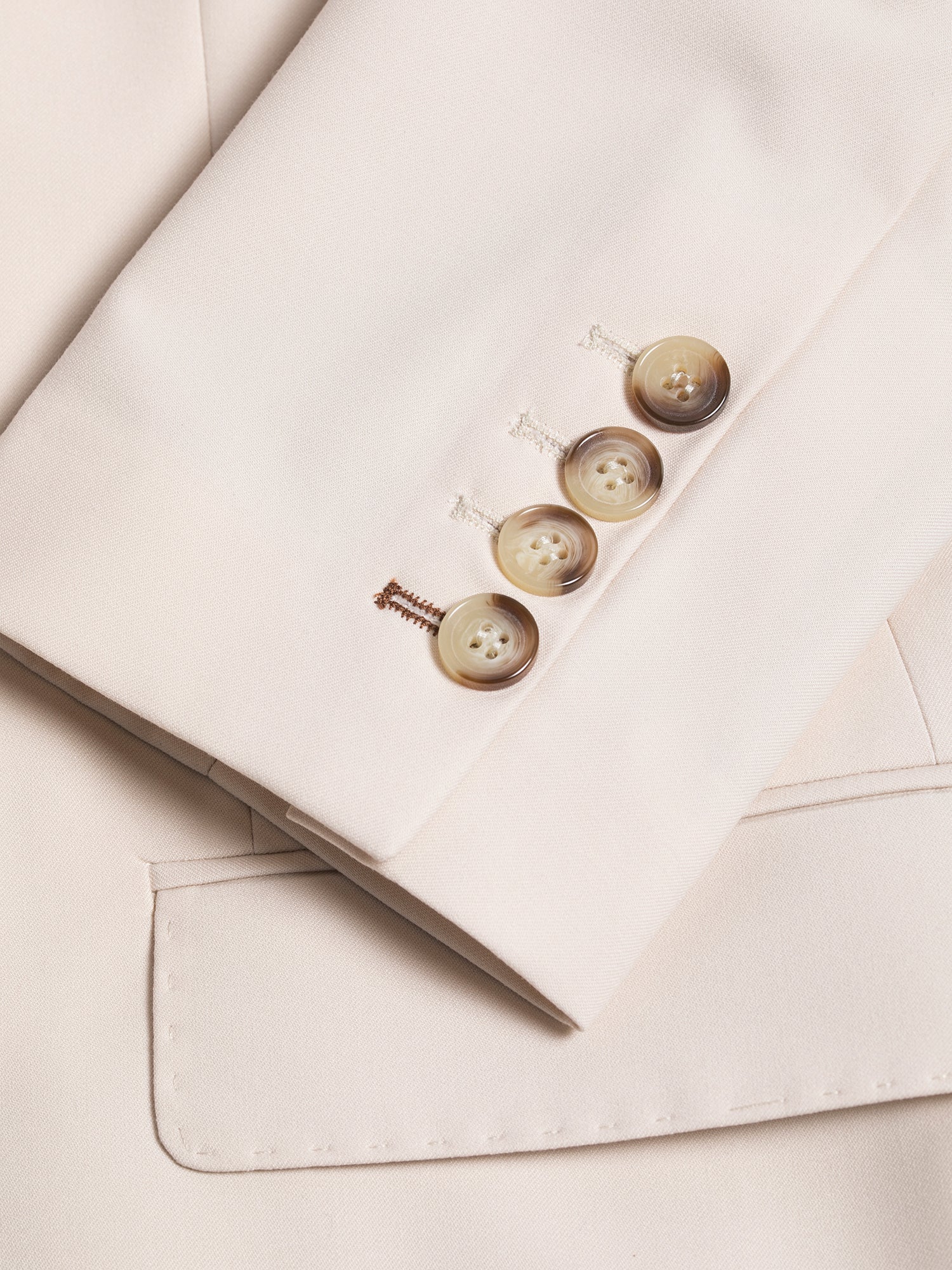 Beige Modern-Fit Suit 3-Piece VIOSSI