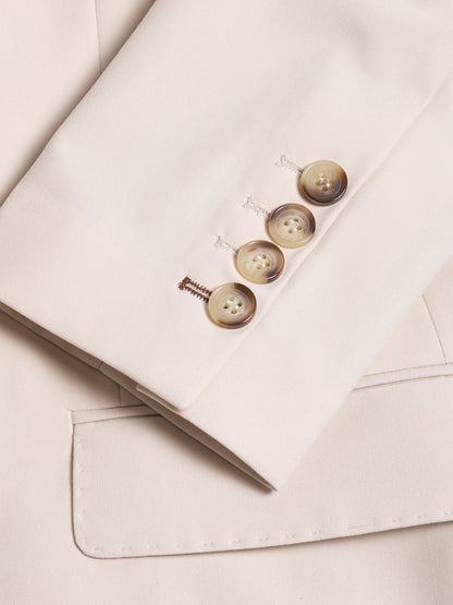 Beige Modern-Fit Suit 3-Piece VIOSSI