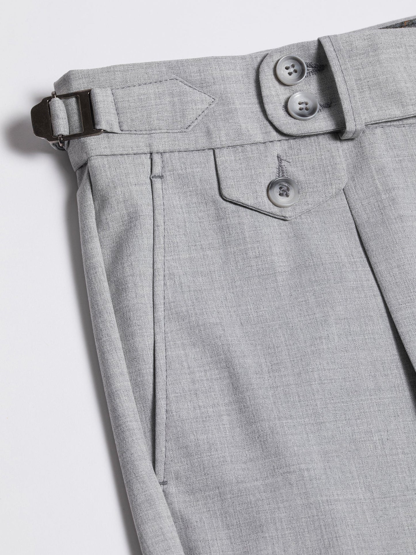 Grey Modern-Fit Suit 3-Piece VIOSSI