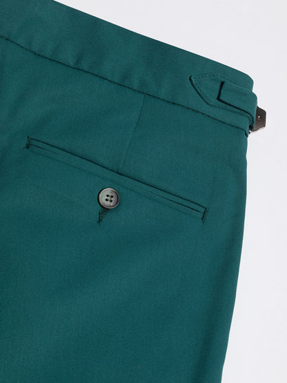 Green Modern-Fit Suit 3-Piece VIOSSI
