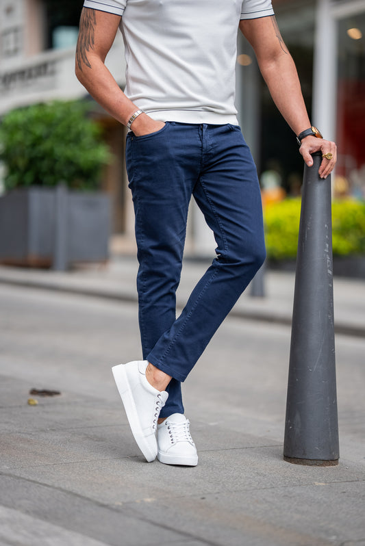 Brabion Maison Dark Blue Slim Fit Jeans