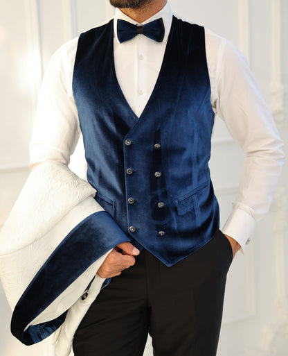 White Slim-Fit Tuxedo 3-Piece