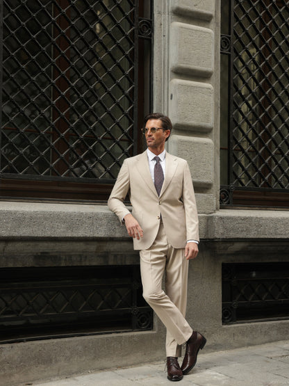 Beige Slim-Fit Suit 2-Piece VIOSSI - CB