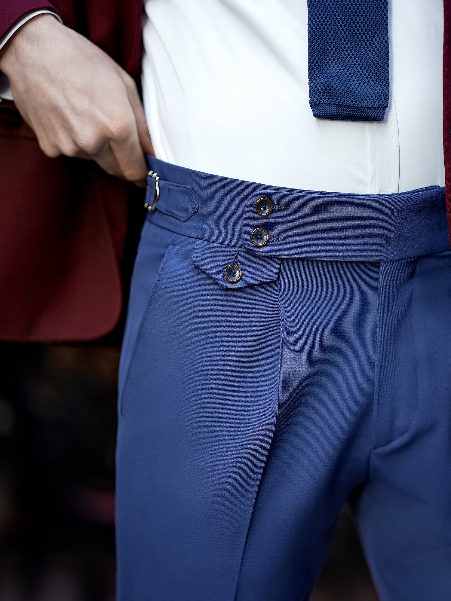 Bordeaux Single Breasted Blazer - BRABION