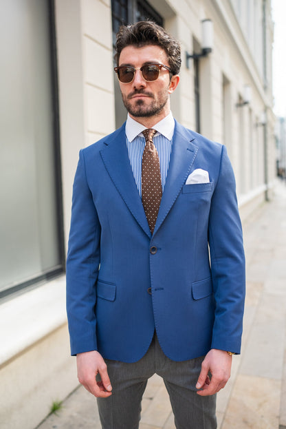 Navy Single Breasted Blazer - BRABION