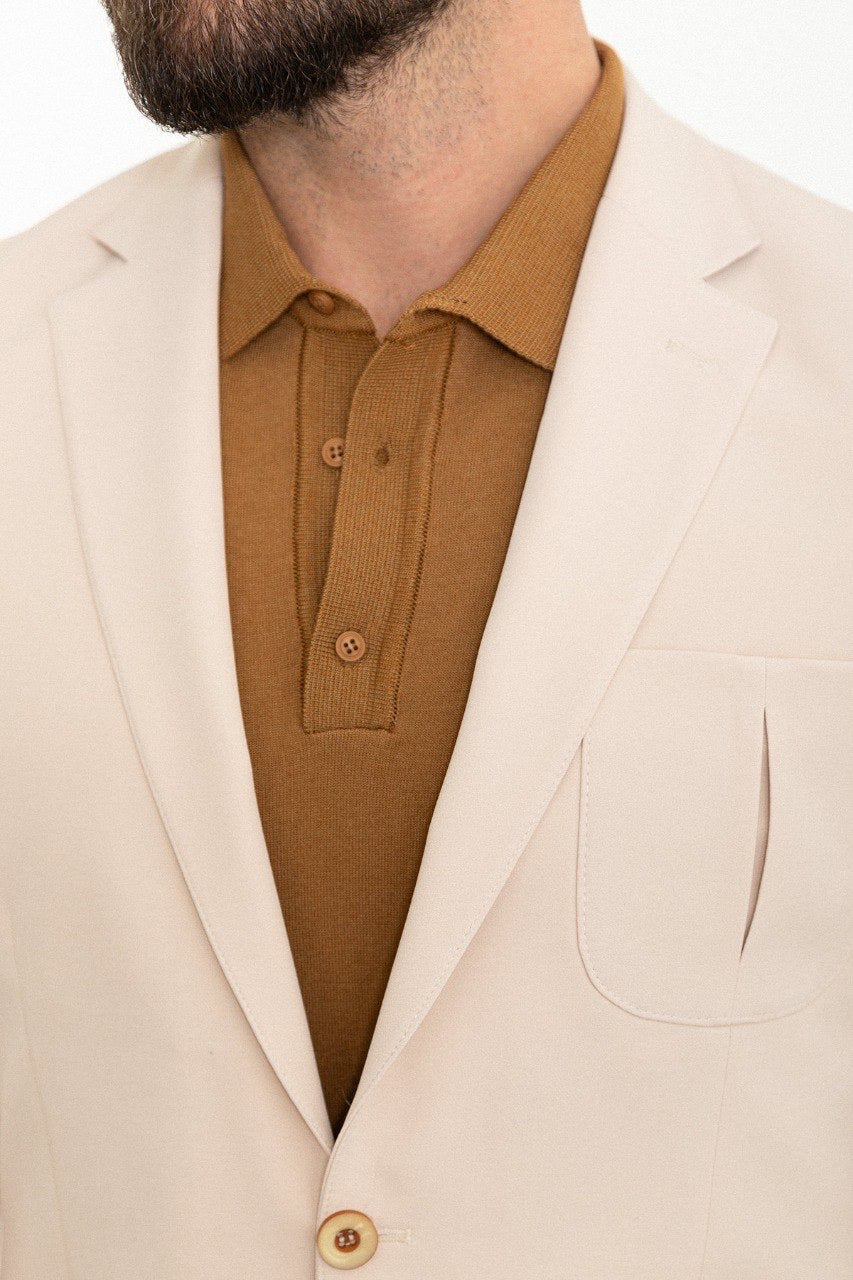 Brabion Marco Beige Slim Fit 2 Piece Suit - The Ultimate Versatile Men's Suit