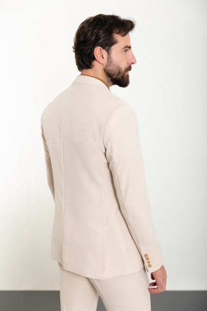 Brabion Marco Beige Slim Fit 2 Piece Suit - The Ultimate Versatile Men's Suit