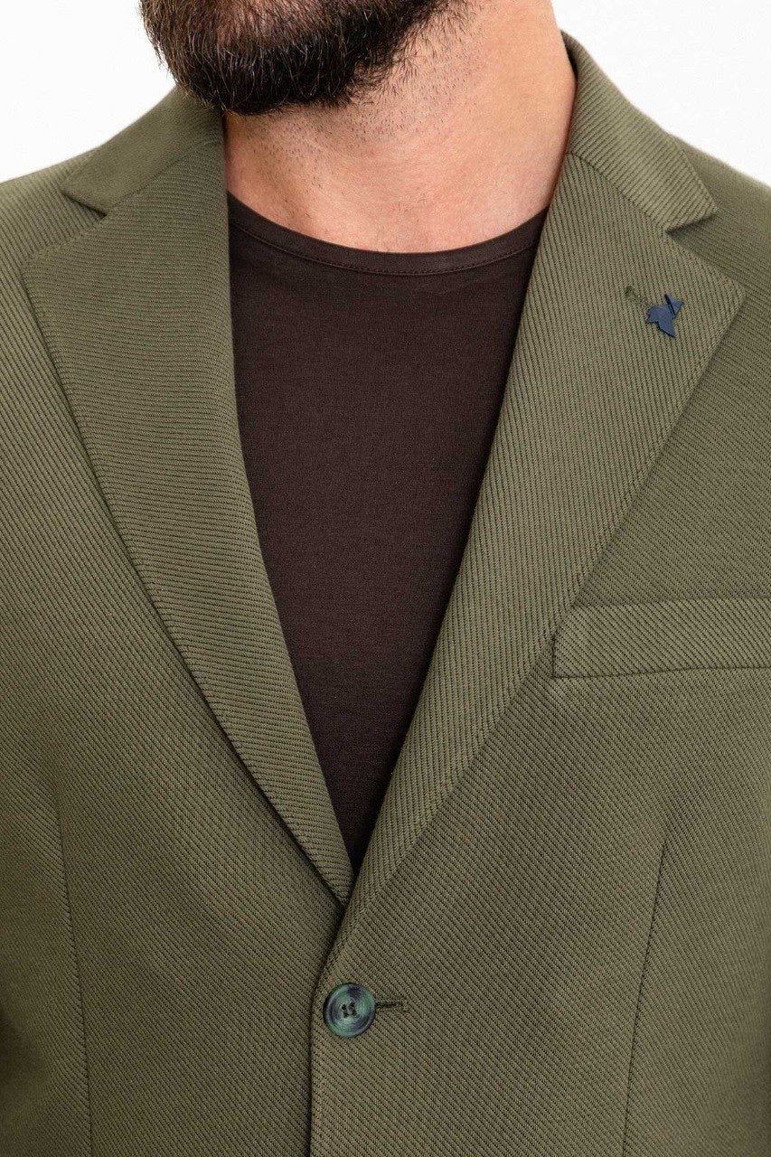 Brabion Rocco Khaki Slim Fit Notch Lapel Suit