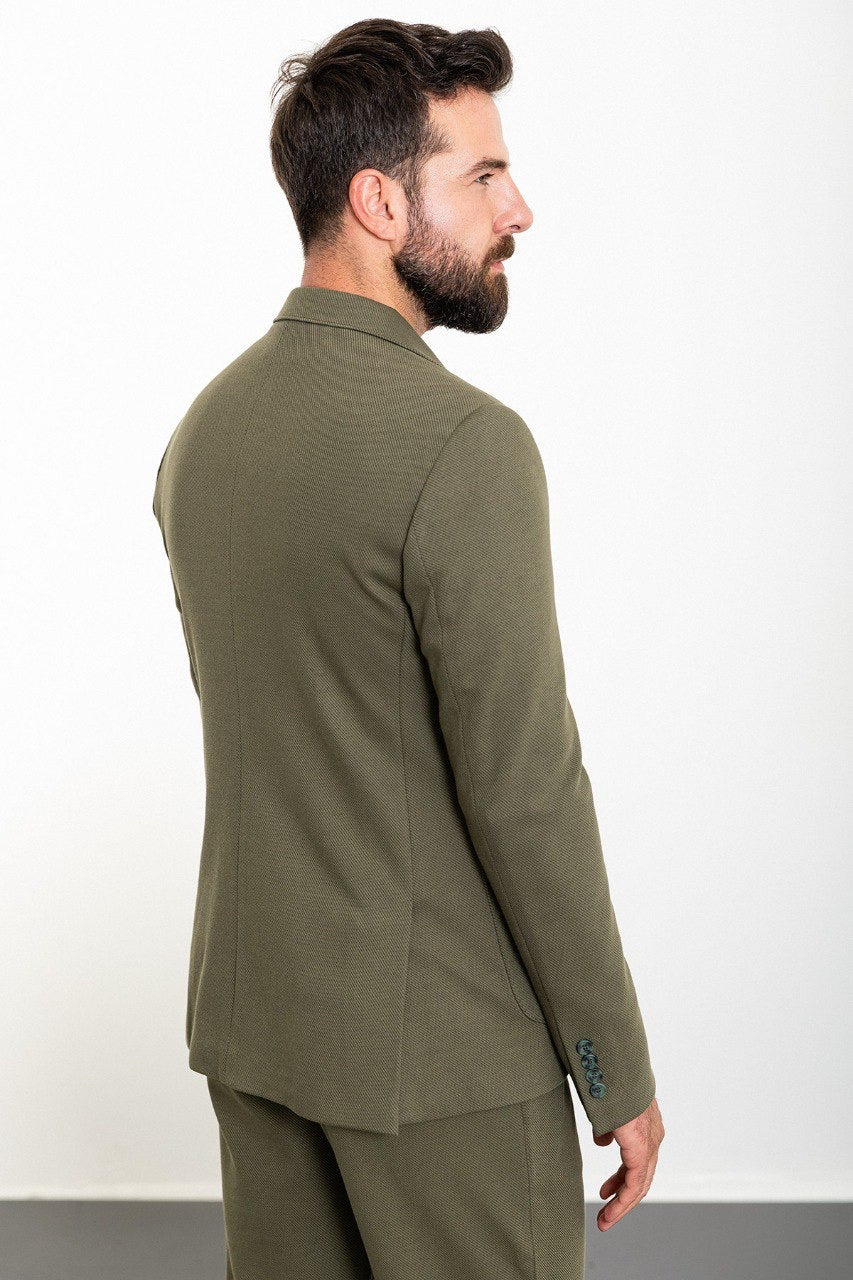 Brabion Rocco Khaki Slim Fit Notch Lapel Suit