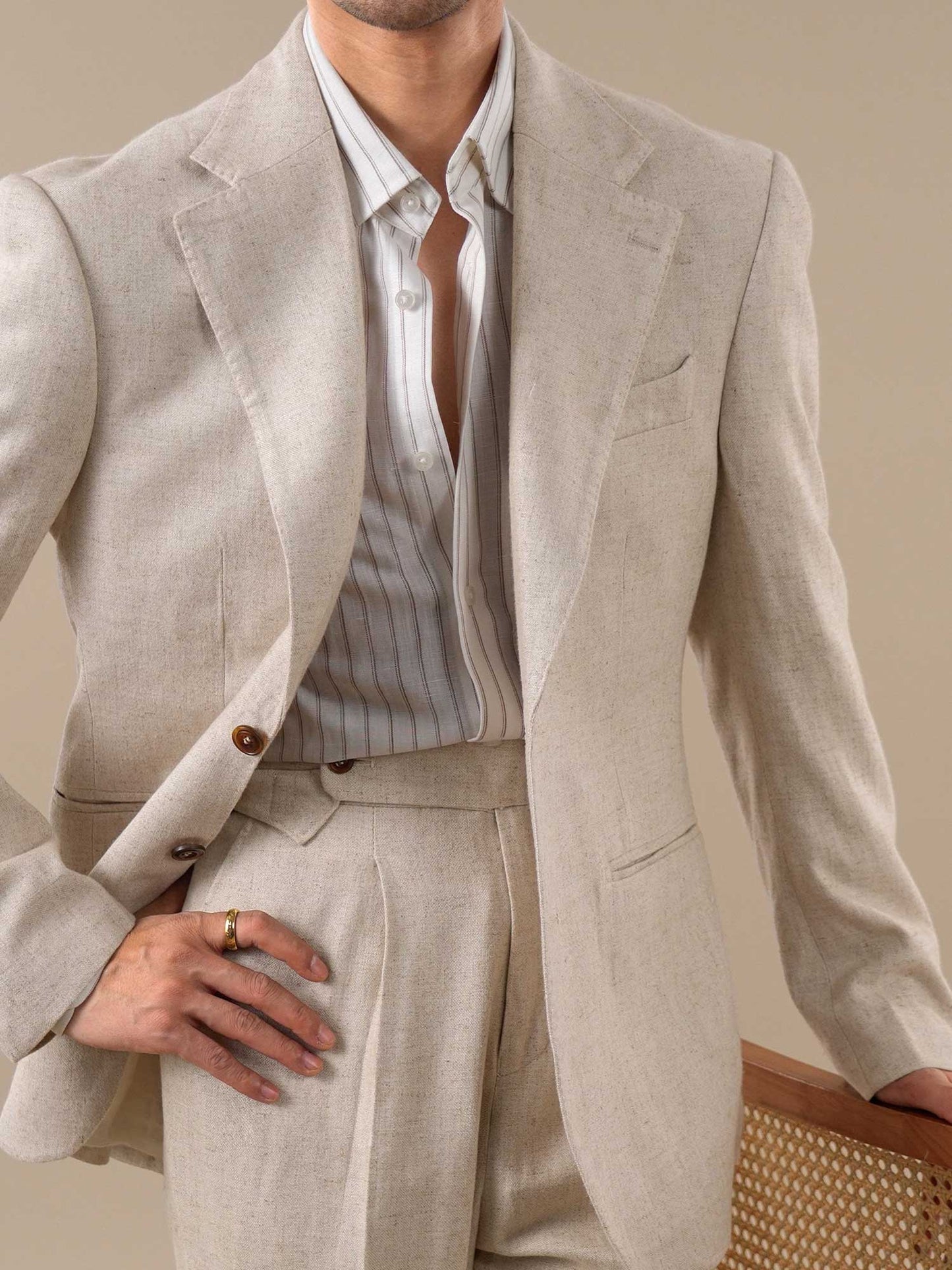 Men’s Italian Linen-Lined Blazer BRABION