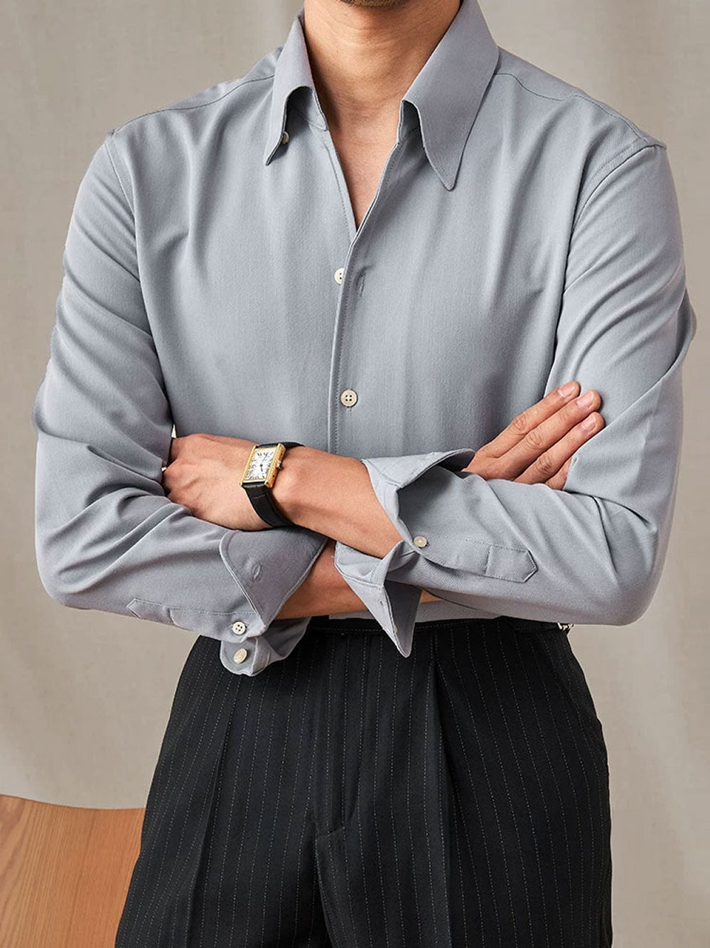 Men's Long-Sleeve Wrinkle-Resistant Shirt - BRABION