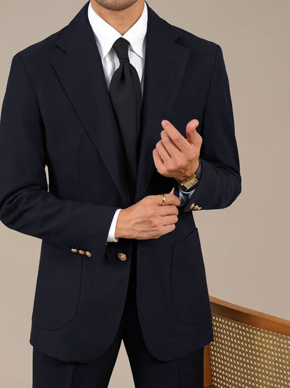 Men’s Italian-Style Notch Lapel Blazer BRABION