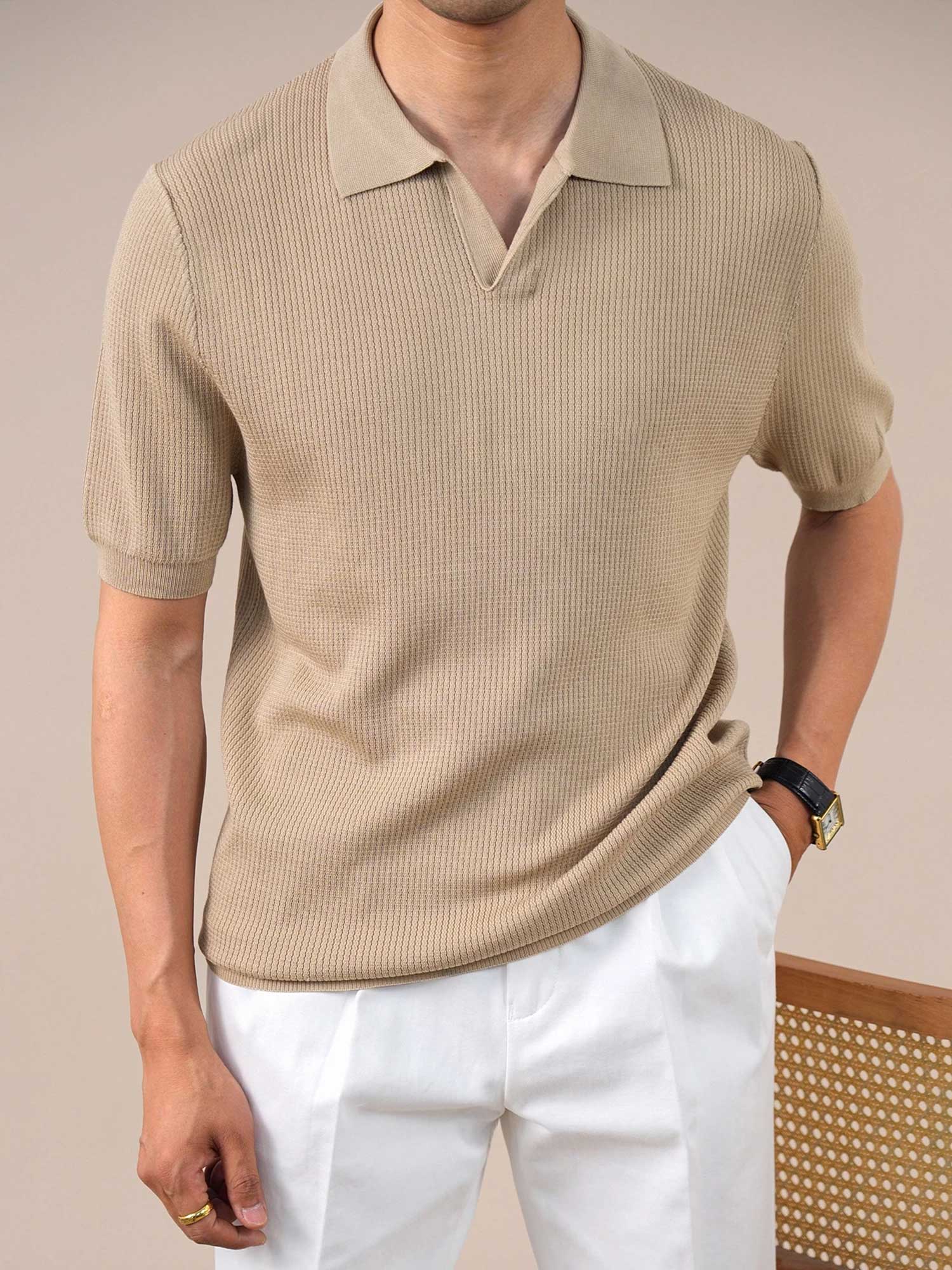 Men’s Seagull Collar Polo Shirt BRABION