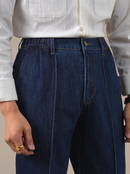 Men’s Relaxed-Fit High-Waist Denim Jeans BRABION