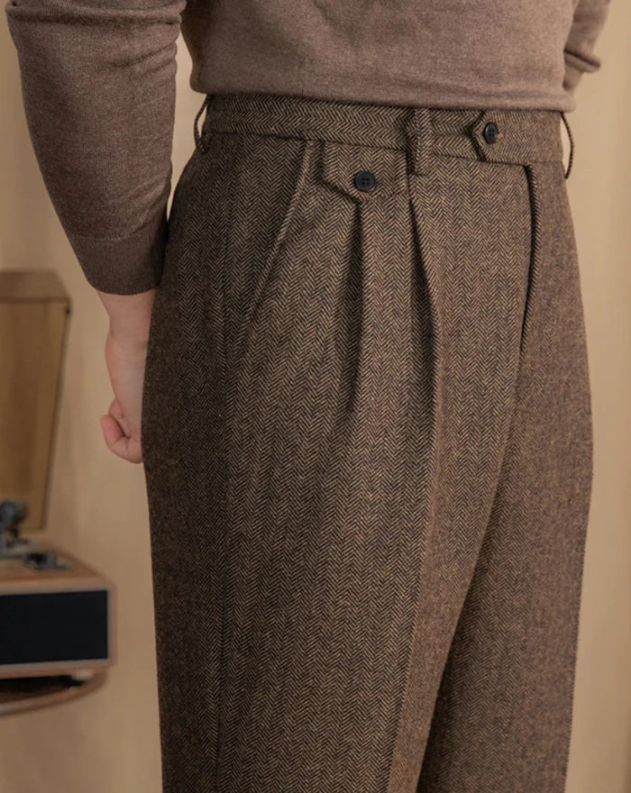 Herringbone Tailoring Pants