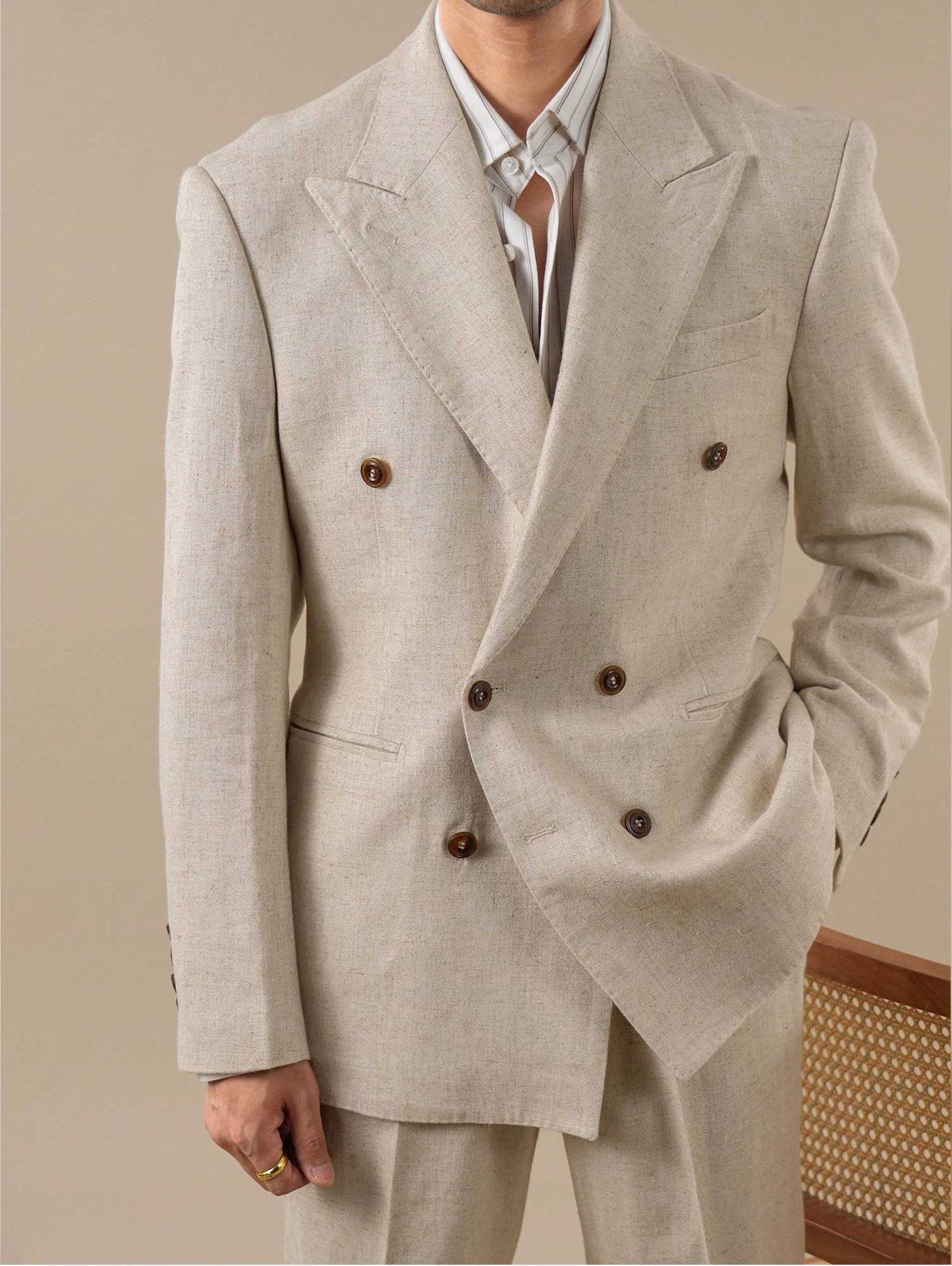 Men’s Italian Linen-Lined Blazer BRABION