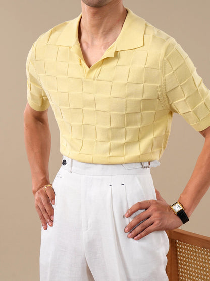 Design Polo Short Sleeve Men's Breathable Shirt