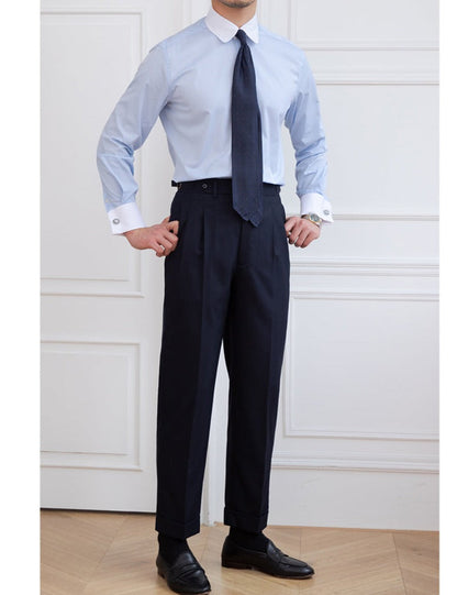 French Blue Cuff Shirt