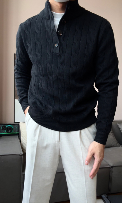 Men’s Relaxed Fit Knit Pullover Sweater