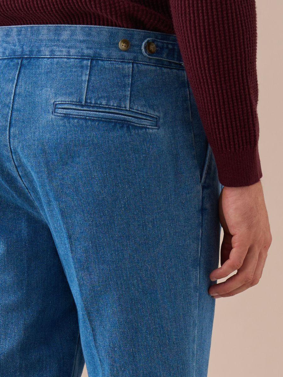 Loops Montefalco High Waisted Denim Pants - BRABION