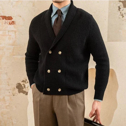 English Double-Breasted Cardigan