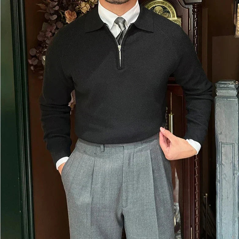 Zipped Men's Sweater