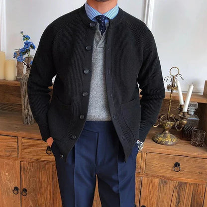 Classic Men's Knit Cardigan