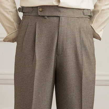Men's Checkered Gurkha Pants - BRABION