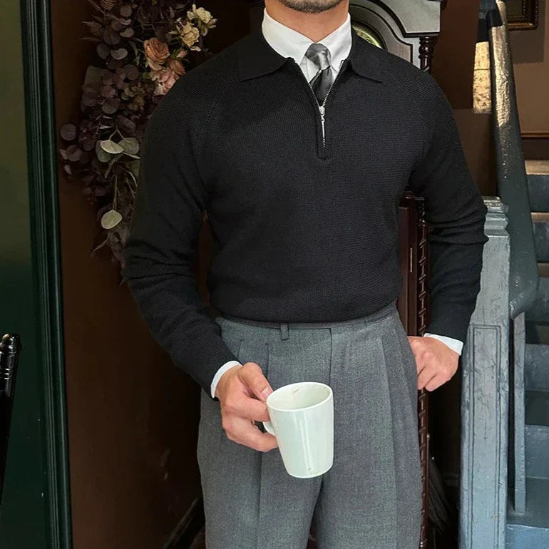 Zipped Men's Sweater